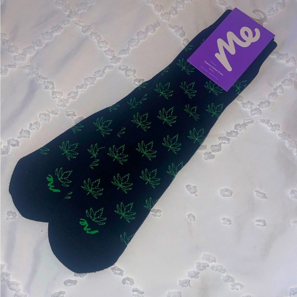 Weed Leaves MeUndies Socks